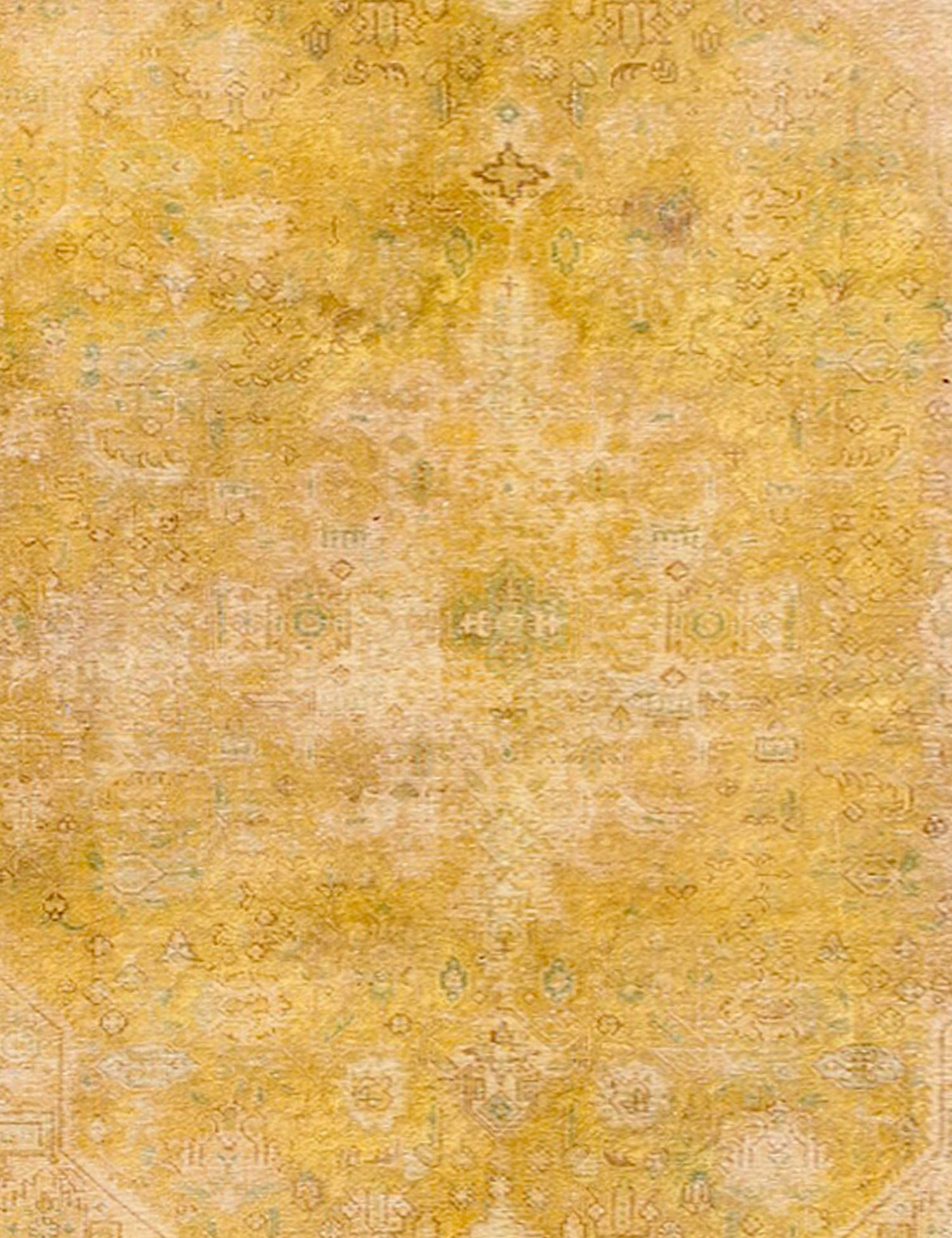 Persisk Vintagetæppe  gul <br/>310 x 200 cm