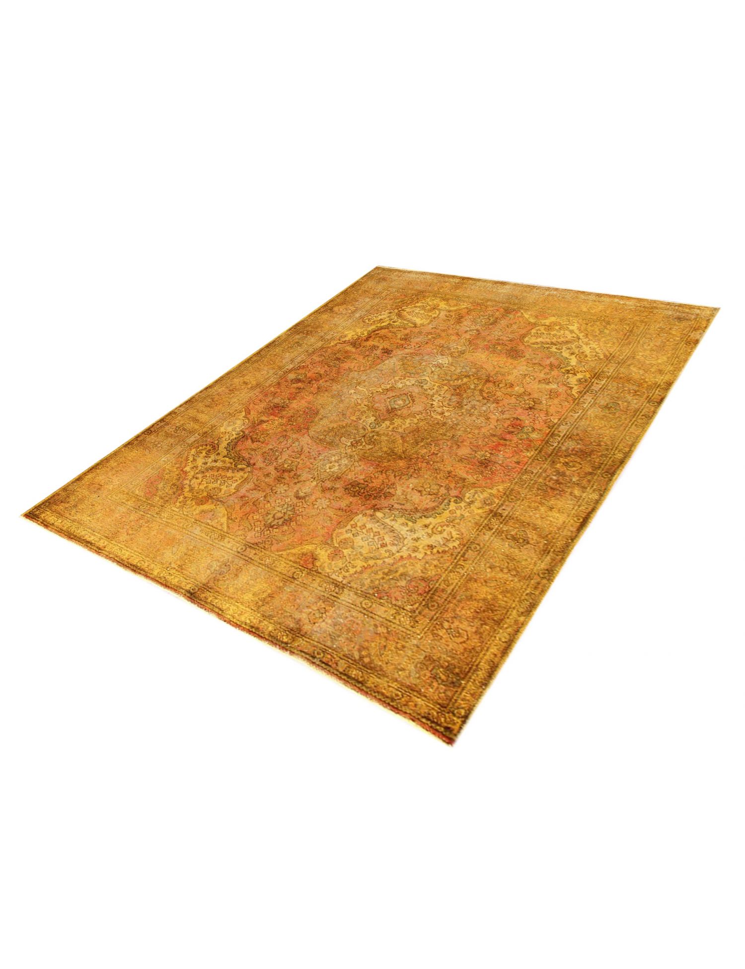 Persischer Vintage Teppich  gelb <br/>290 x 190 cm