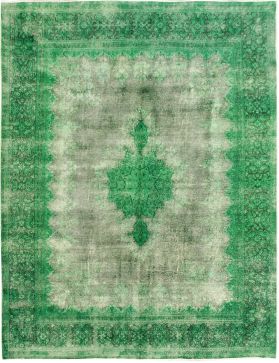 Persischer Vintage Teppich 415 x 300 grün