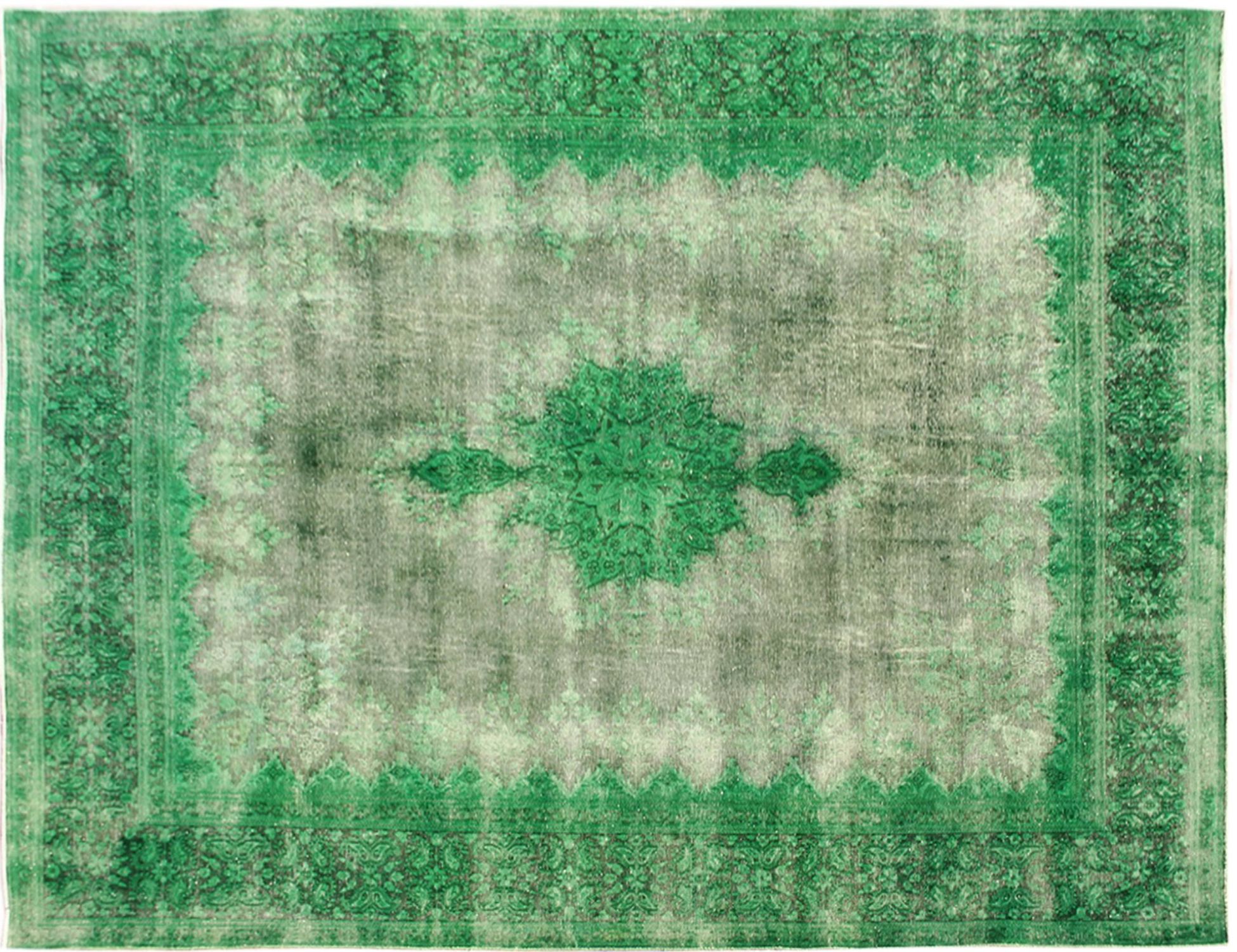 Persisk Vintagetæppe  grøn <br/>415 x 300 cm