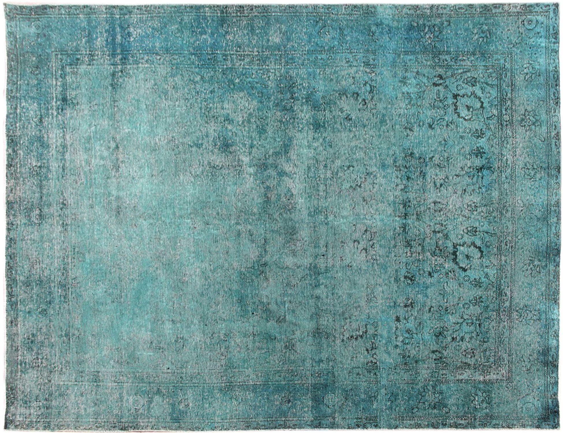 Alfombra persa vintage  turquesa <br/>325 x 240 cm