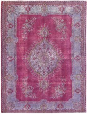 Tappeto vintage persiano 285 x 200 turchese