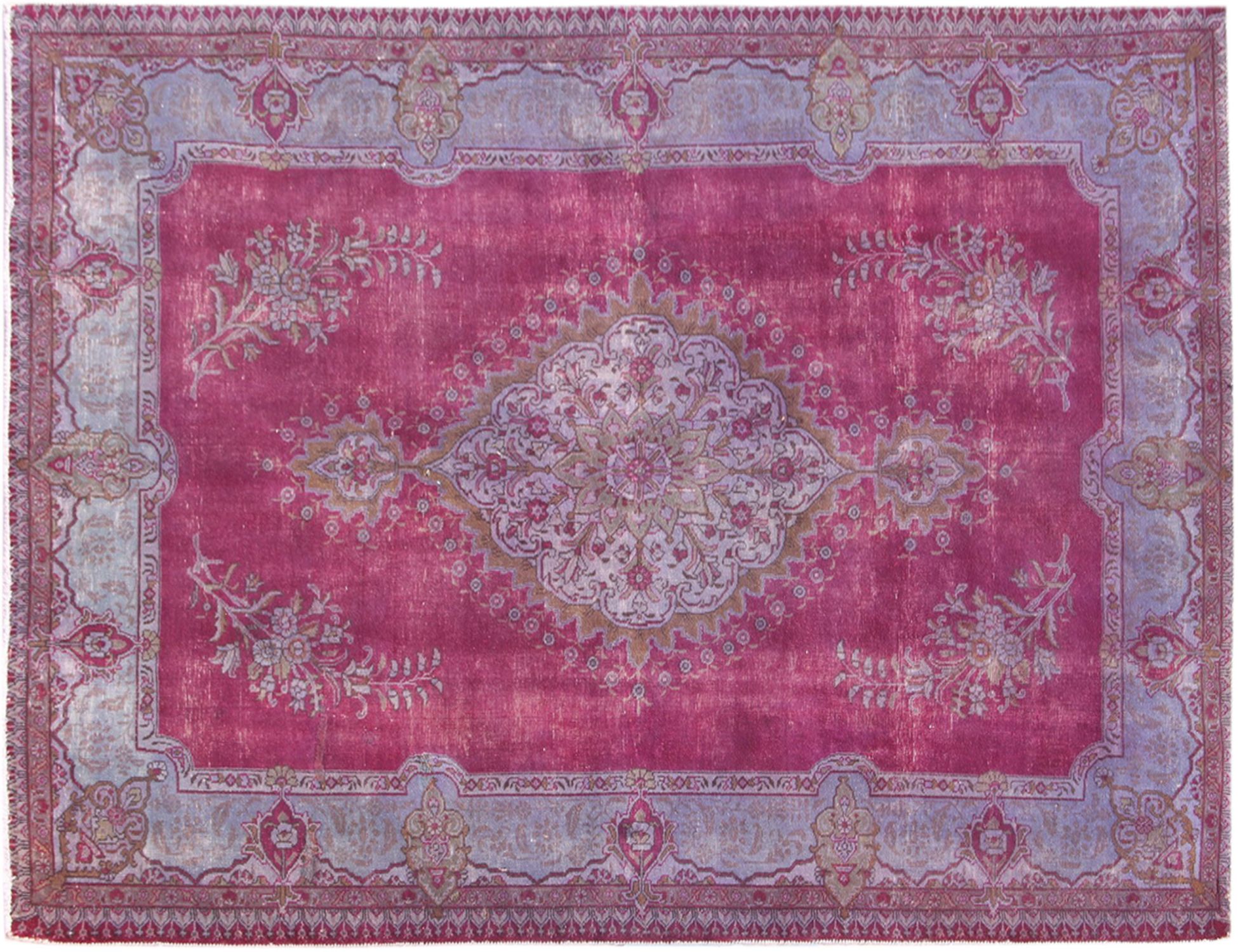Persischer Vintage Teppich  türkis <br/>285 x 200 cm