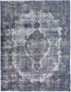 Tappeto vintage persiano  blu <br/>410 x 322 cm