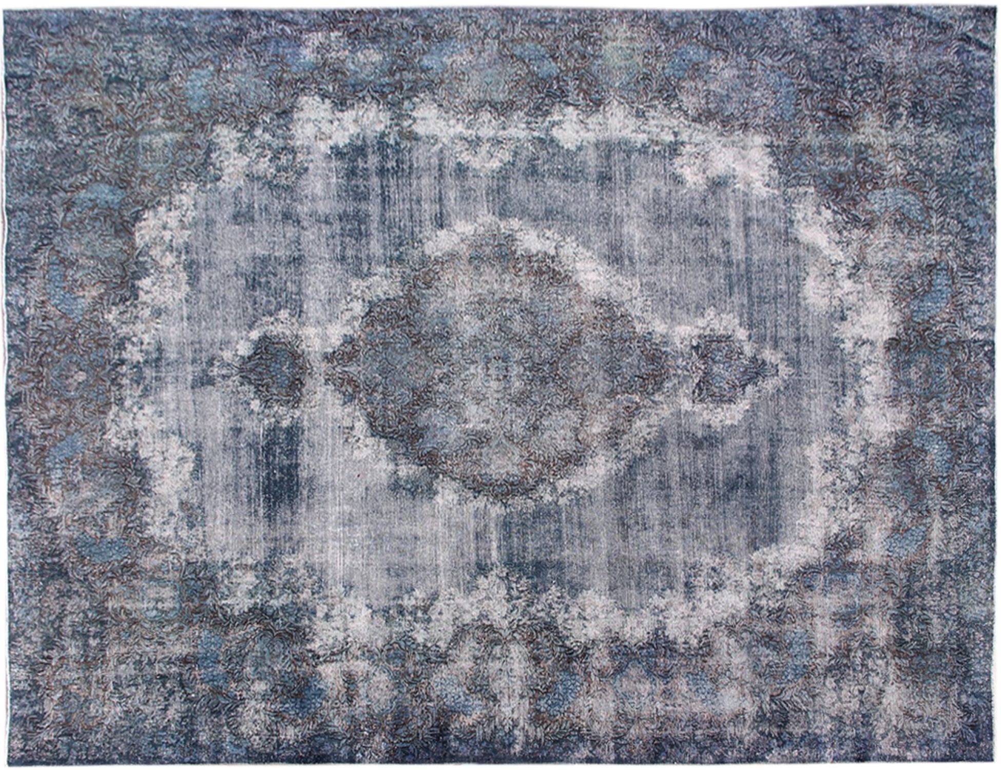 Alfombra persa vintage  azul <br/>410 x 322 cm