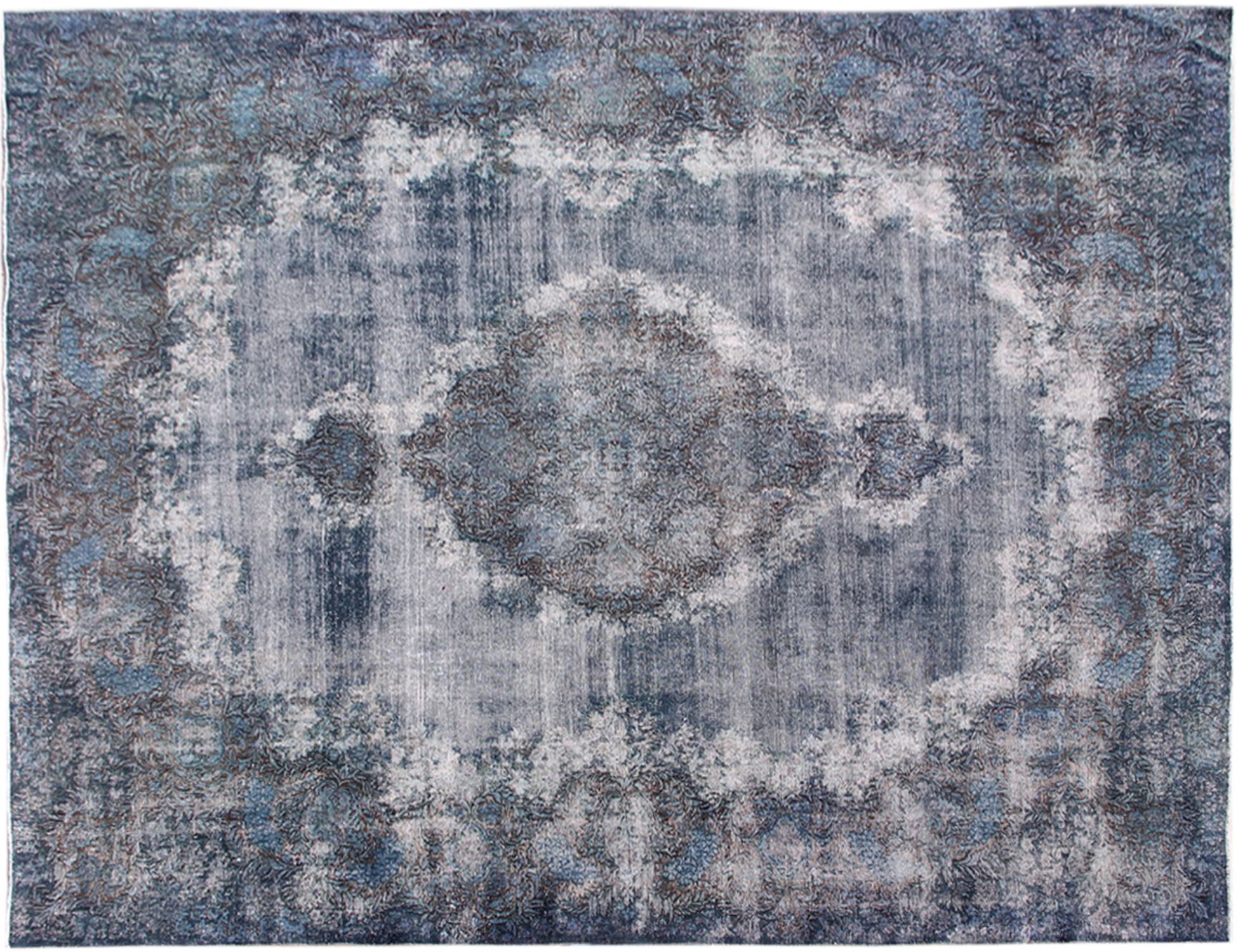 Tappeto vintage persiano  blu <br/>410 x 322 cm