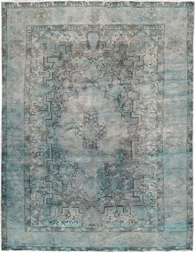 Persischer Vintage Teppich 320 x 200 türkis