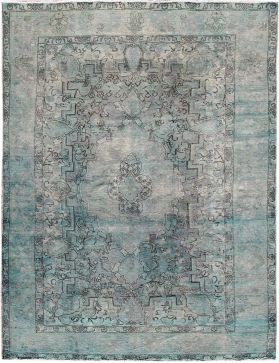 Tapis Persan vintage 320 x 200 turquoise