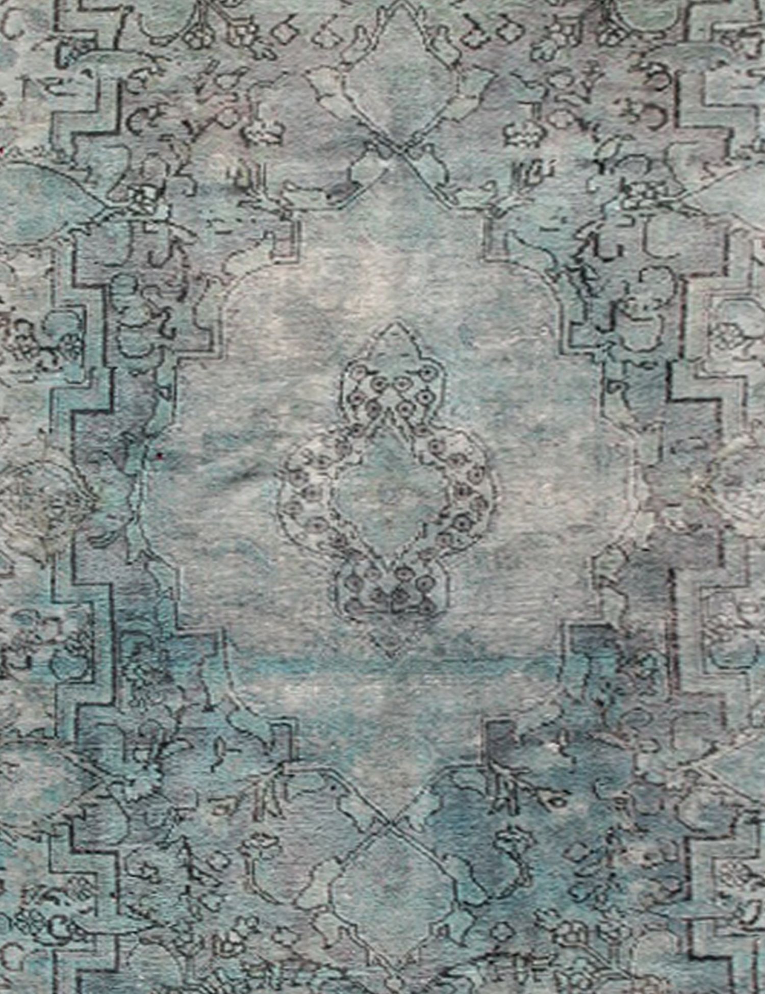 Persischer Vintage Teppich  türkis <br/>320 x 200 cm