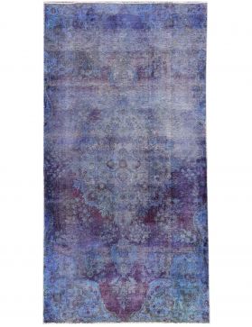 Persischer Vintage Teppich 245 x 145 blau
