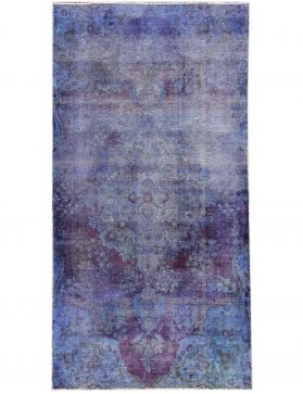 Alfombra persa vintage 245 x 145 azul