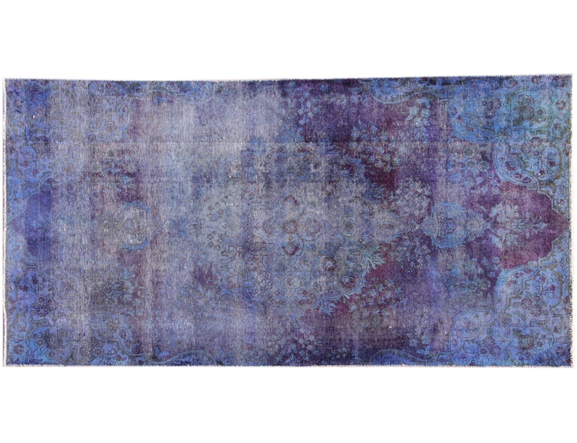 Persisk Vintagetæppe  blå <br/>245 x 145 cm