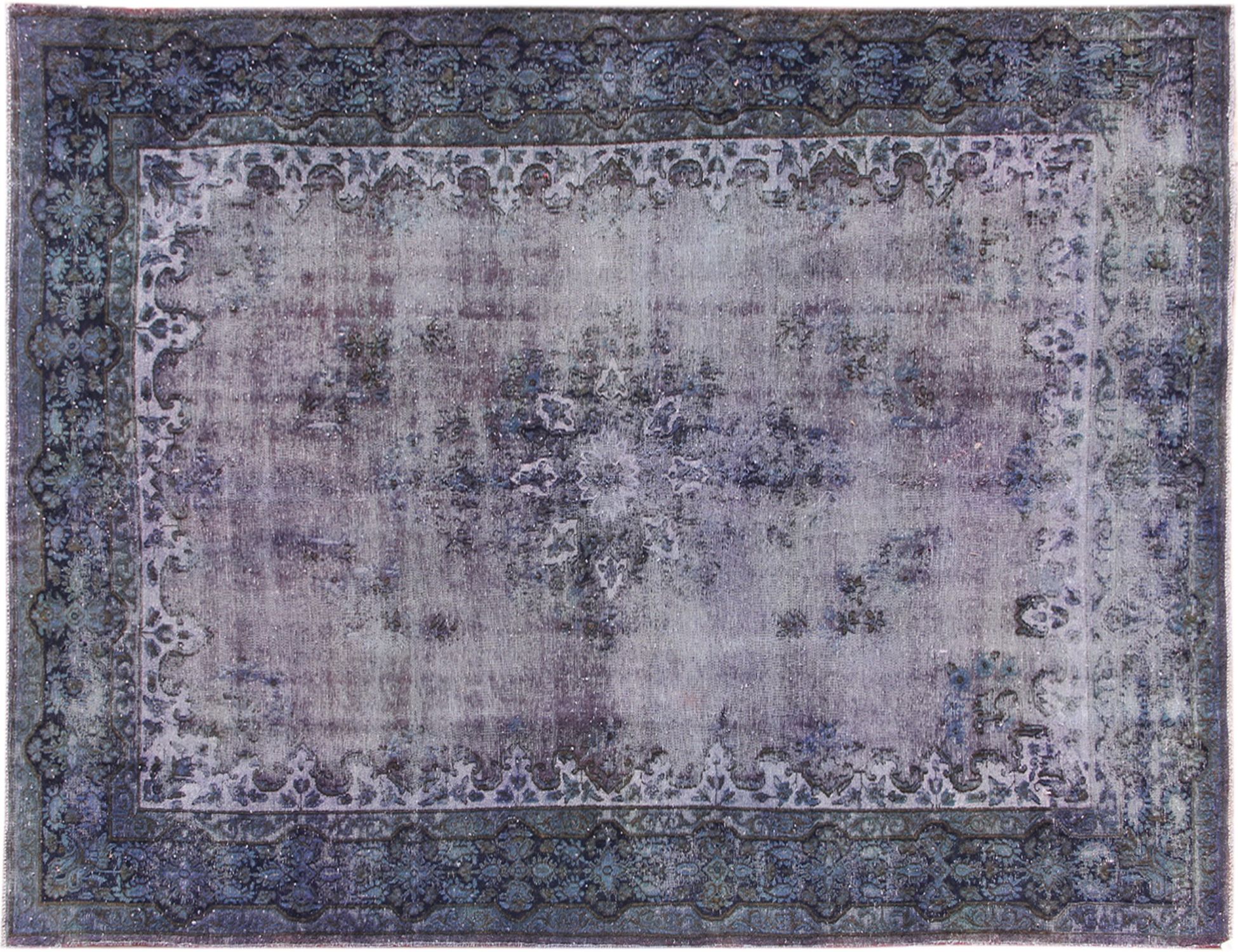 Tapis Persan vintage  bleu <br/>275 x 180 cm