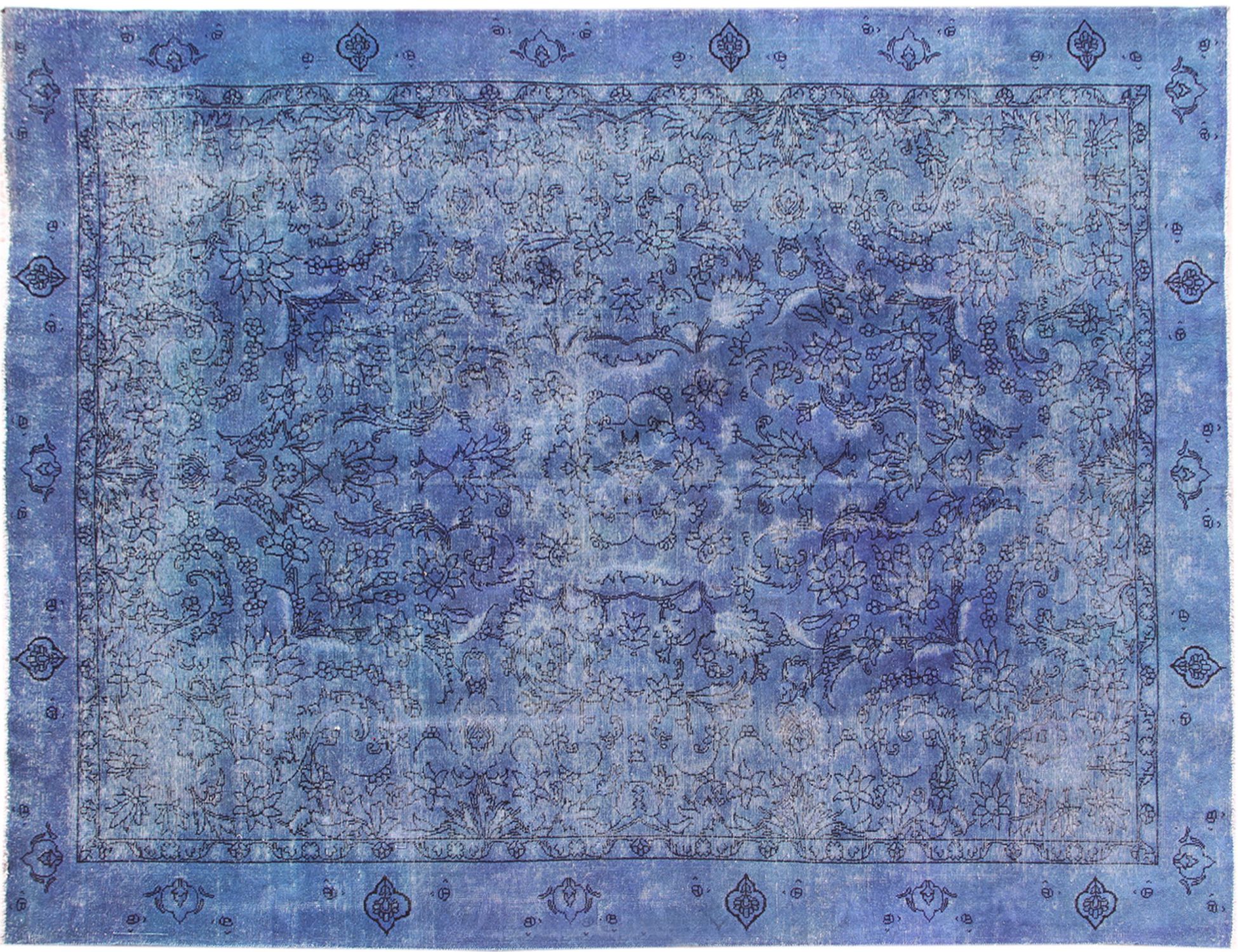 Persisk Vintagetæppe  blå <br/>375 x 280 cm