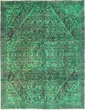 Tappeto vintage persiano 285 x 185 verde