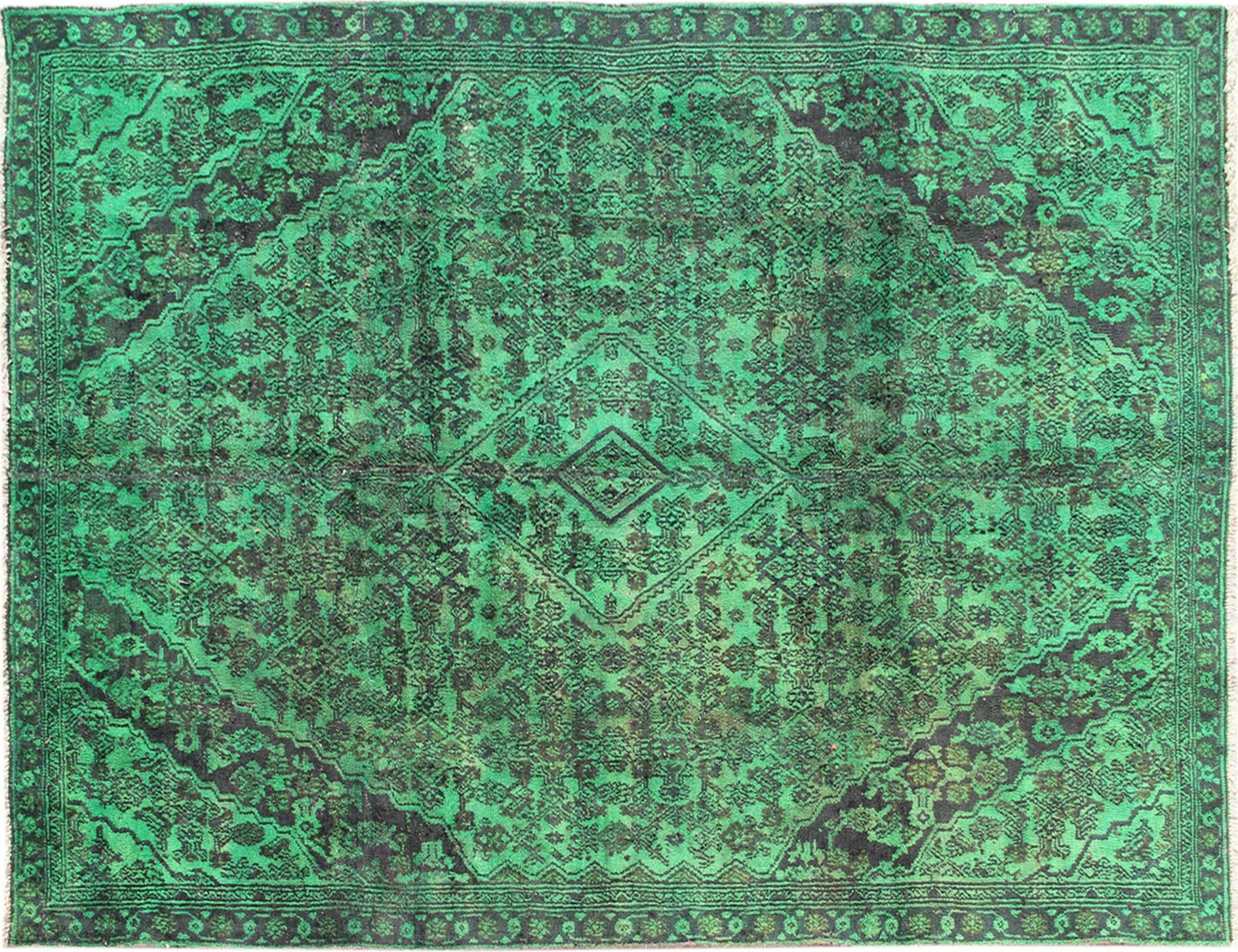 Persischer Vintage Teppich  grün <br/>285 x 185 cm