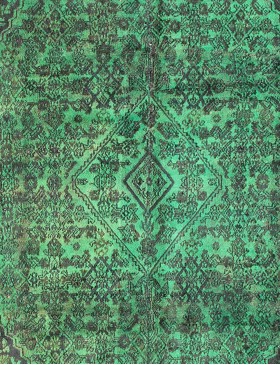 Vert Persan Tapis Persan vintage  285 x 185 cm