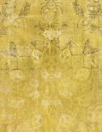 Green  Persia Persian Vintage Carpet  255 x 207 cm