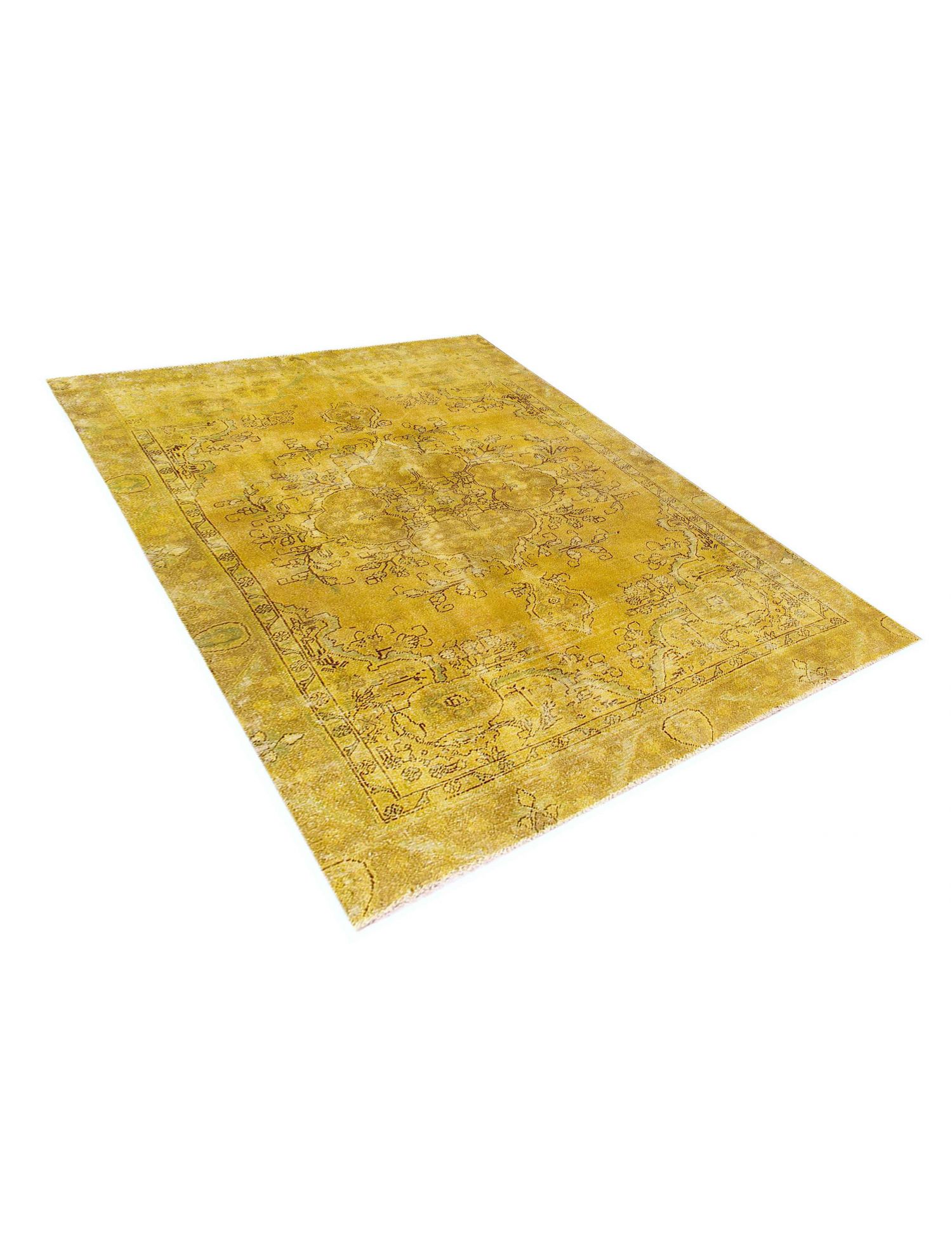 Persisk Vintagetæppe  gul <br/>272 x 180 cm