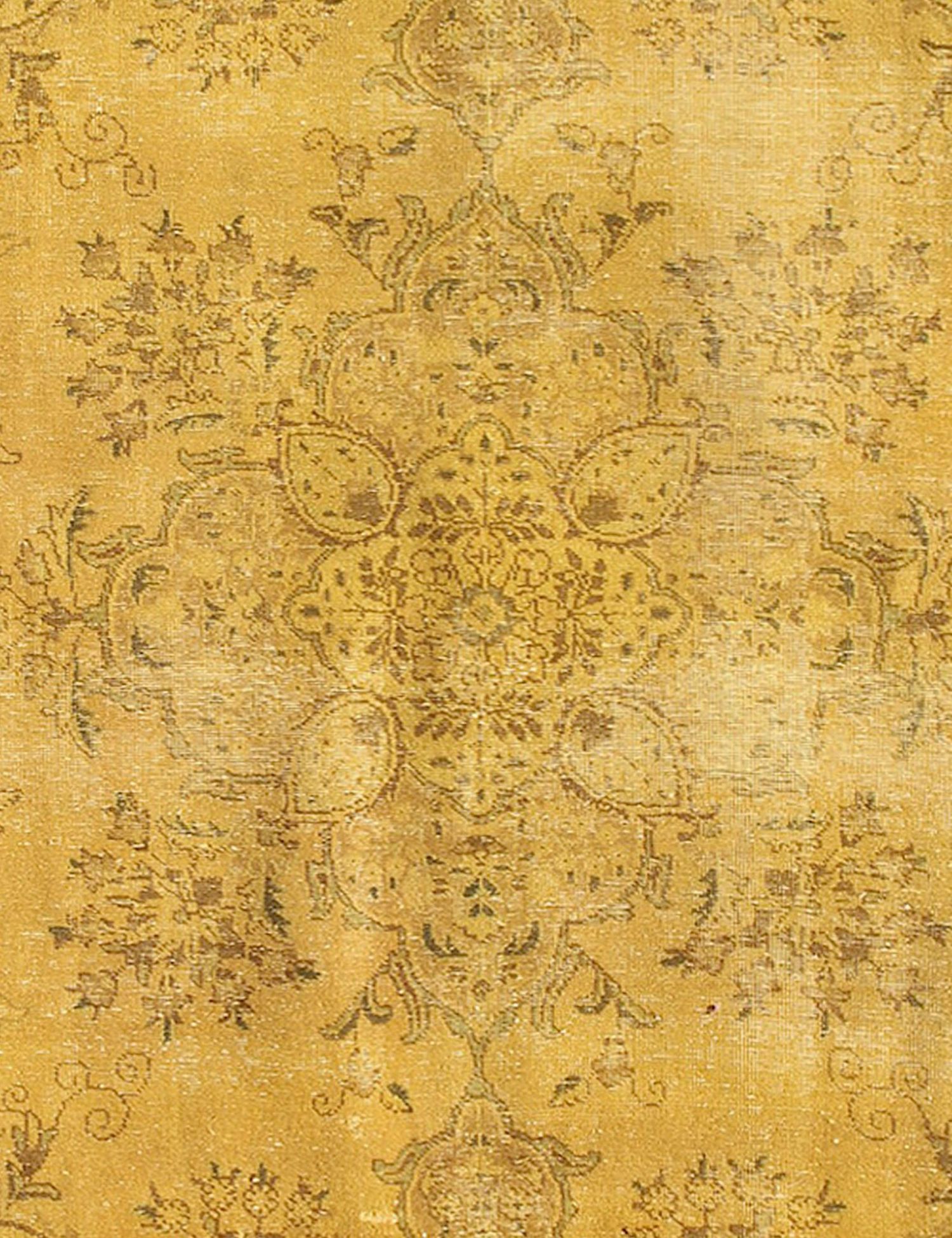 Persisk Vintagetæppe  gul <br/>215 x 175 cm