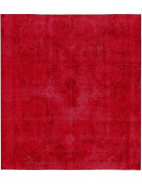 Tappeto vintage persiano 280 x 280 rosso