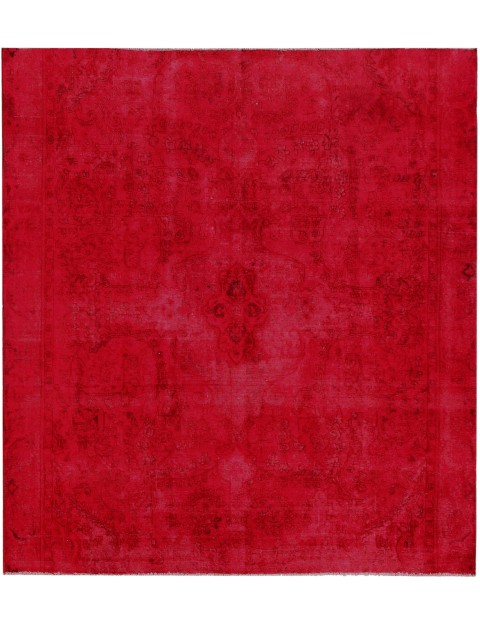 Rot Persien Persischer Vintage Teppich 280 x 280 cm