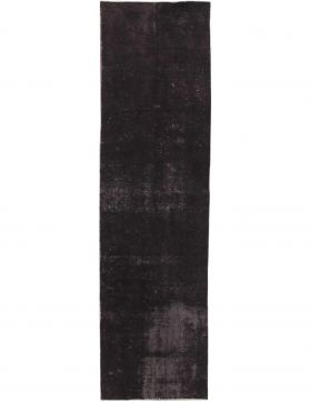 Tappeto vintage persiano  nero <br/>328 x 90 cm