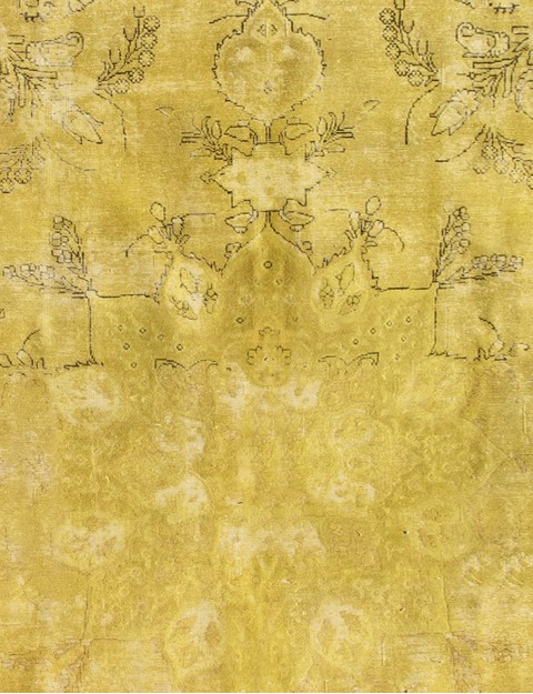 Vert Persan Tapis Persan vintage  255 x 207 cm