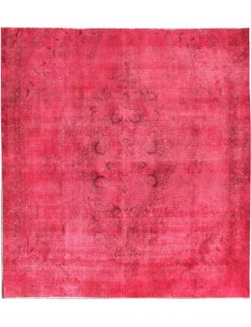 Tappeto vintage persiano 290 x 265 rosso