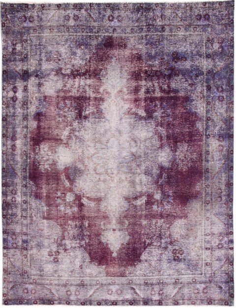 Blau Persien Persischer Vintage Teppich 365 x 275 cm