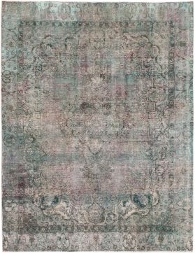 Persischer Vintage Teppich 295 x 230 grün