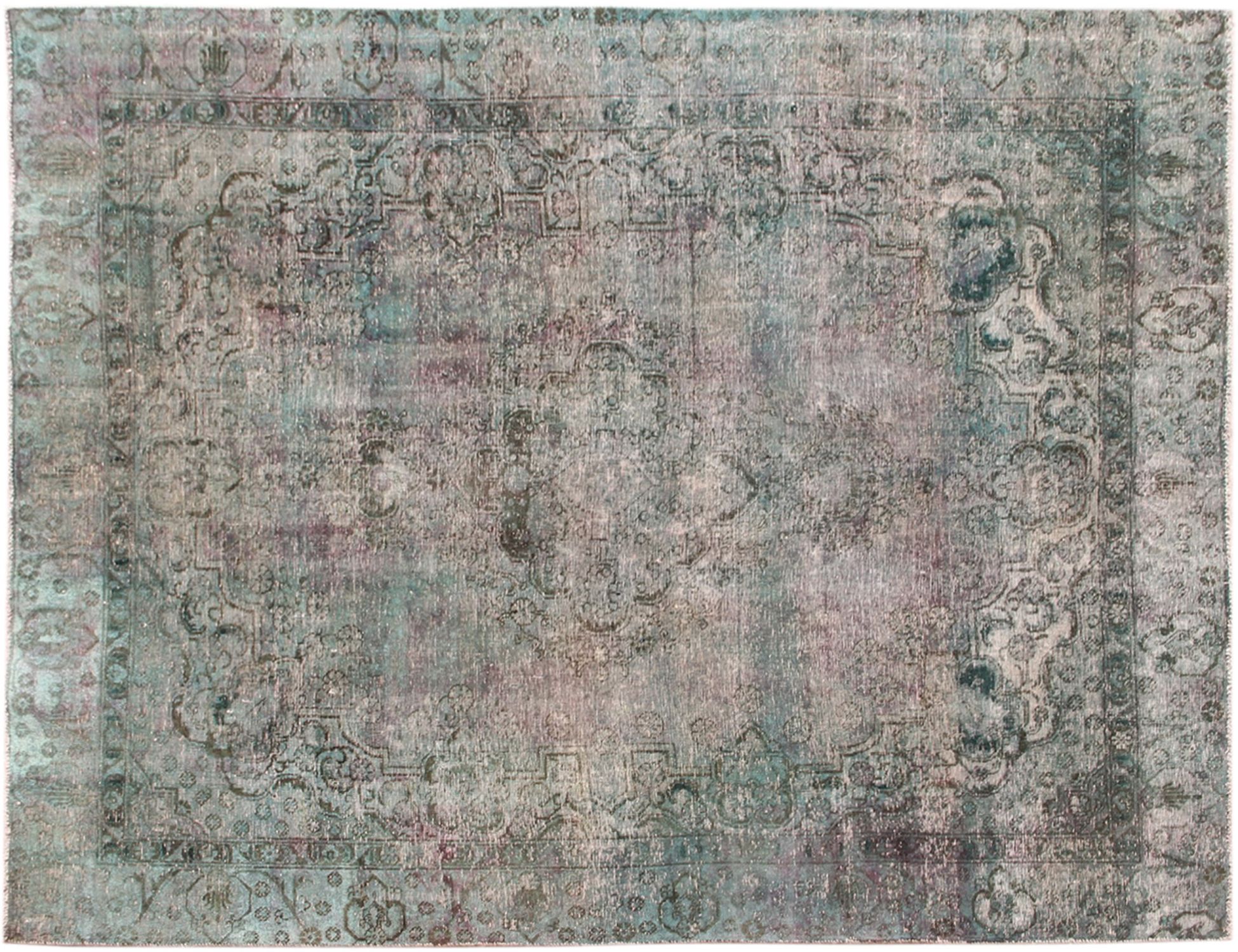 Persischer Vintage Teppich  grün <br/>295 x 230 cm