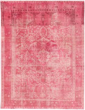 Persischer Vintage Teppich 288 x 192 rot