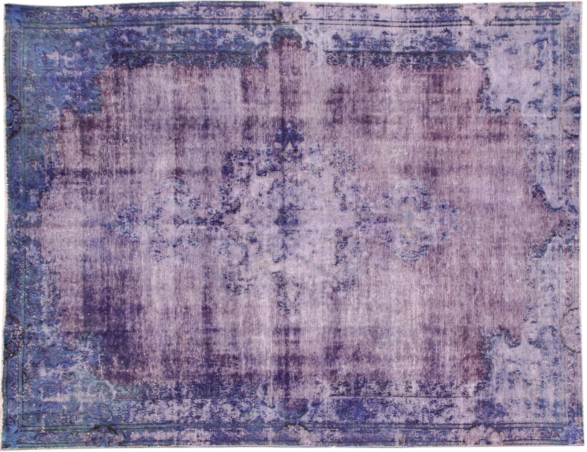 Alfombra persa vintage  azul <br/>355 x 230 cm