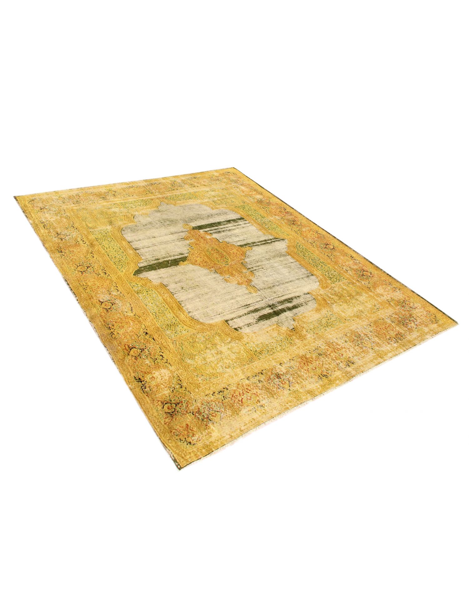 Persischer Vintage Teppich  gelb <br/>425 x 317 cm