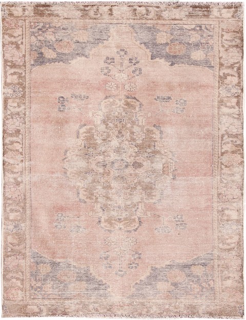 Beige Persien Retro Perserteppich 231 x 127 cm