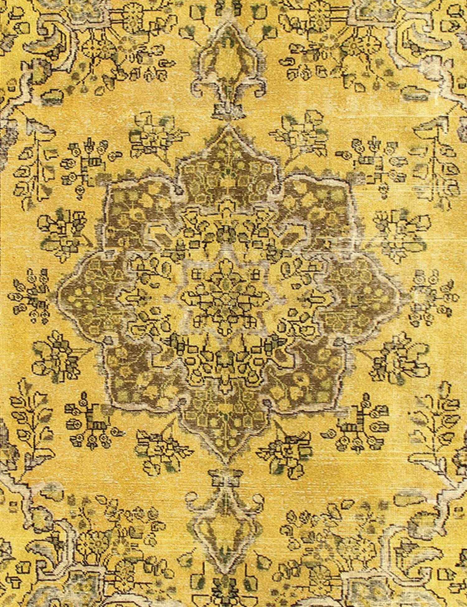 Perzisch Vintage Tapijt  geel <br/>295 x 195 cm