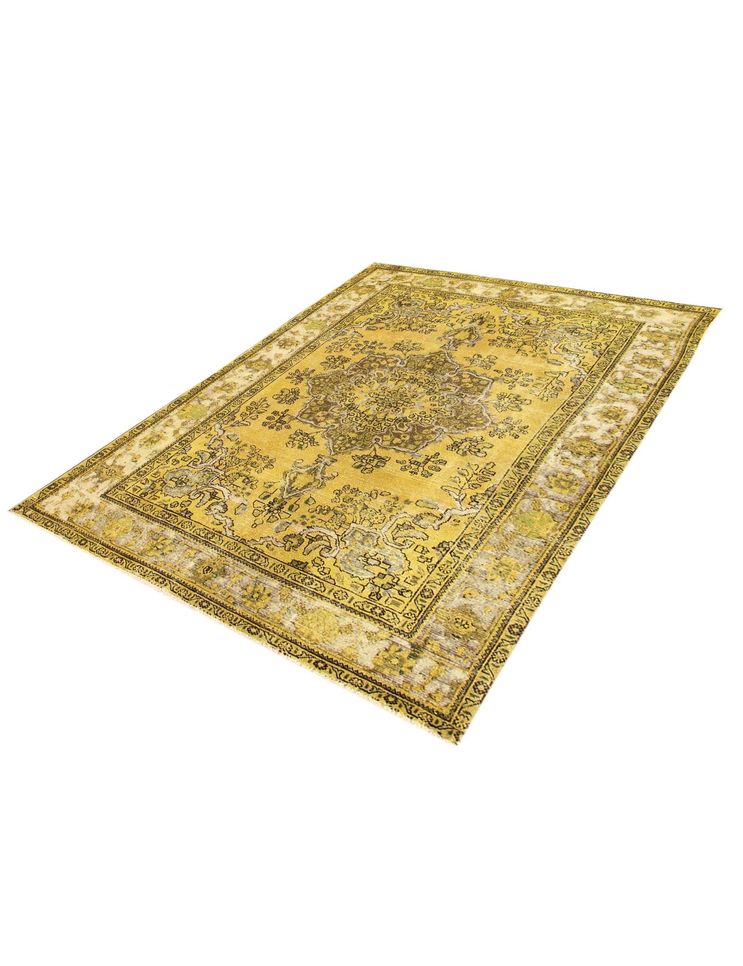 Persischer Vintage Teppich  gelb <br/>295 x 195 cm