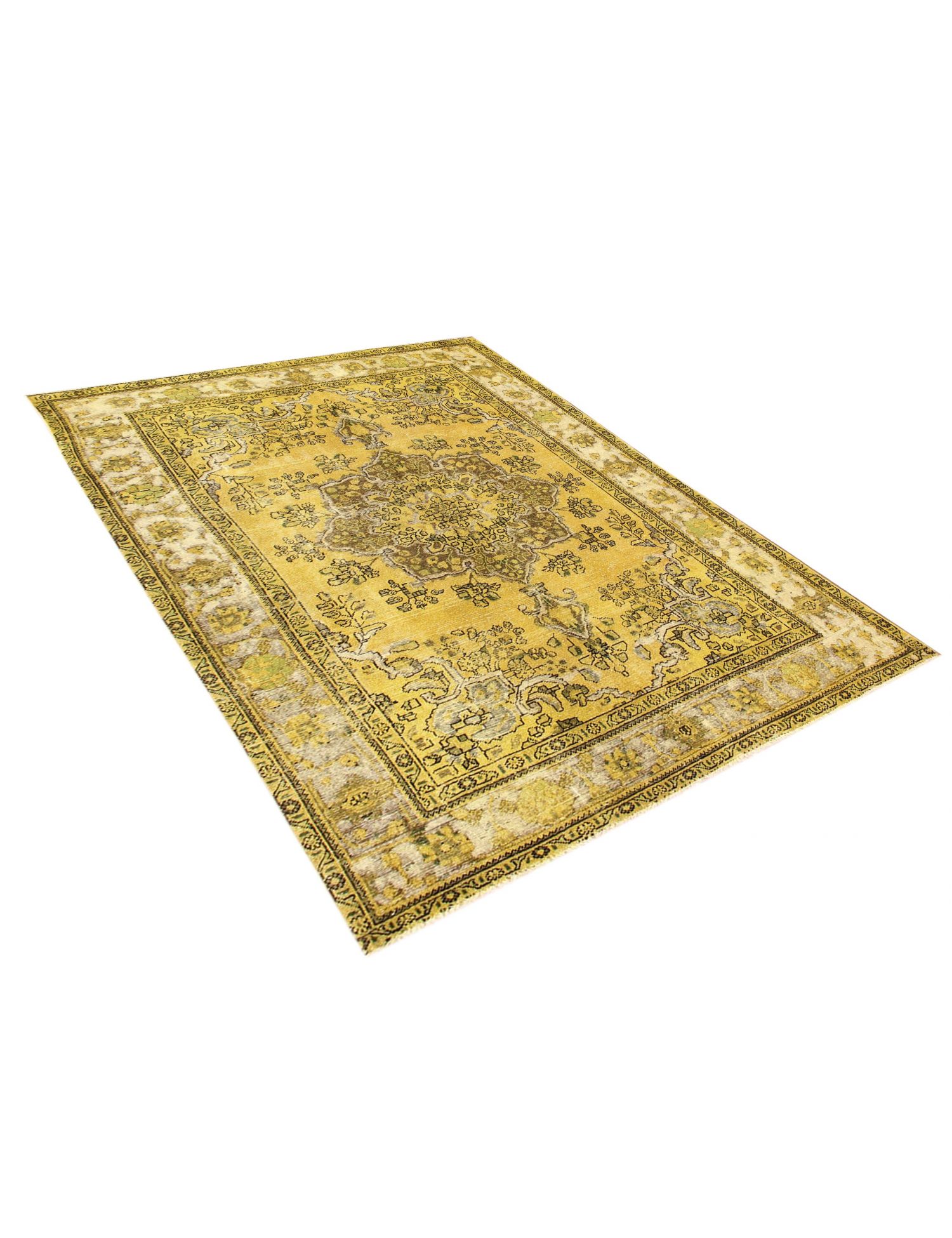 Persischer Vintage Teppich  gelb <br/>295 x 195 cm