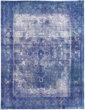 Tappeto vintage persiano 390 x 300 blu
