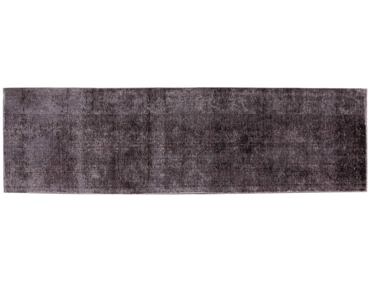 Black Persia Persian Vintage Carpet  260 x 80 cm