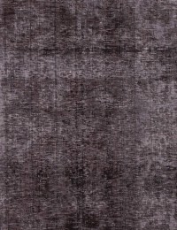 Black Persia Persian Vintage Carpet  260 x 80 cm