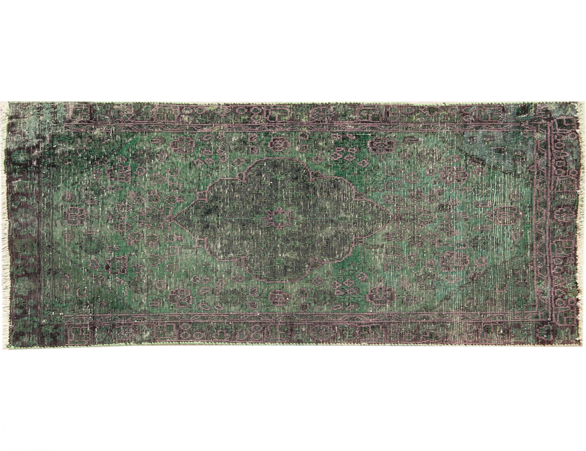 Tappeto vintage persiano  verde <br/>140 x 85 cm