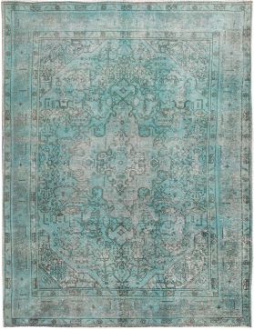 Persischer Vintage Teppich 285 x 190 grün
