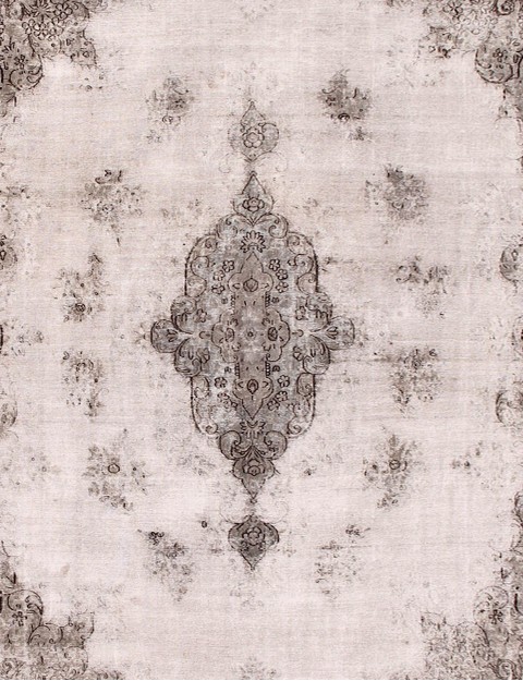 Grau Persien Persischer Vintage Teppich  450 x 285 cm