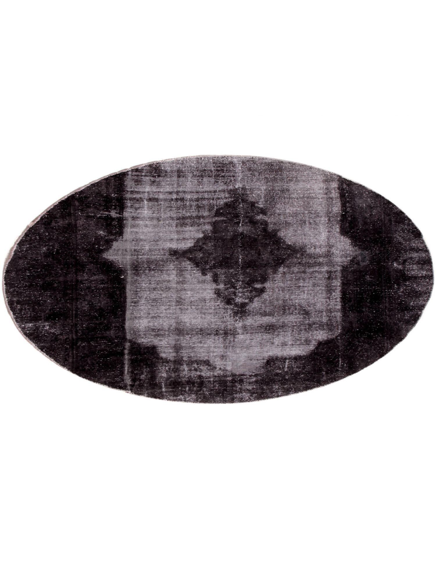 Perzisch Vintage Tapijt  zwarte  <br/>206 x 206 cm