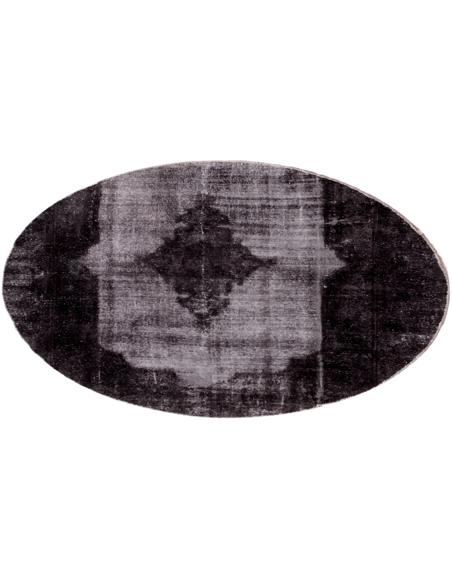 Persischer Vintage Teppich  schwarz <br/>206 x 206 cm