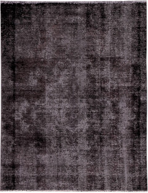 Schwarz Persien Persischer Vintage Teppich 205 x 155 cm