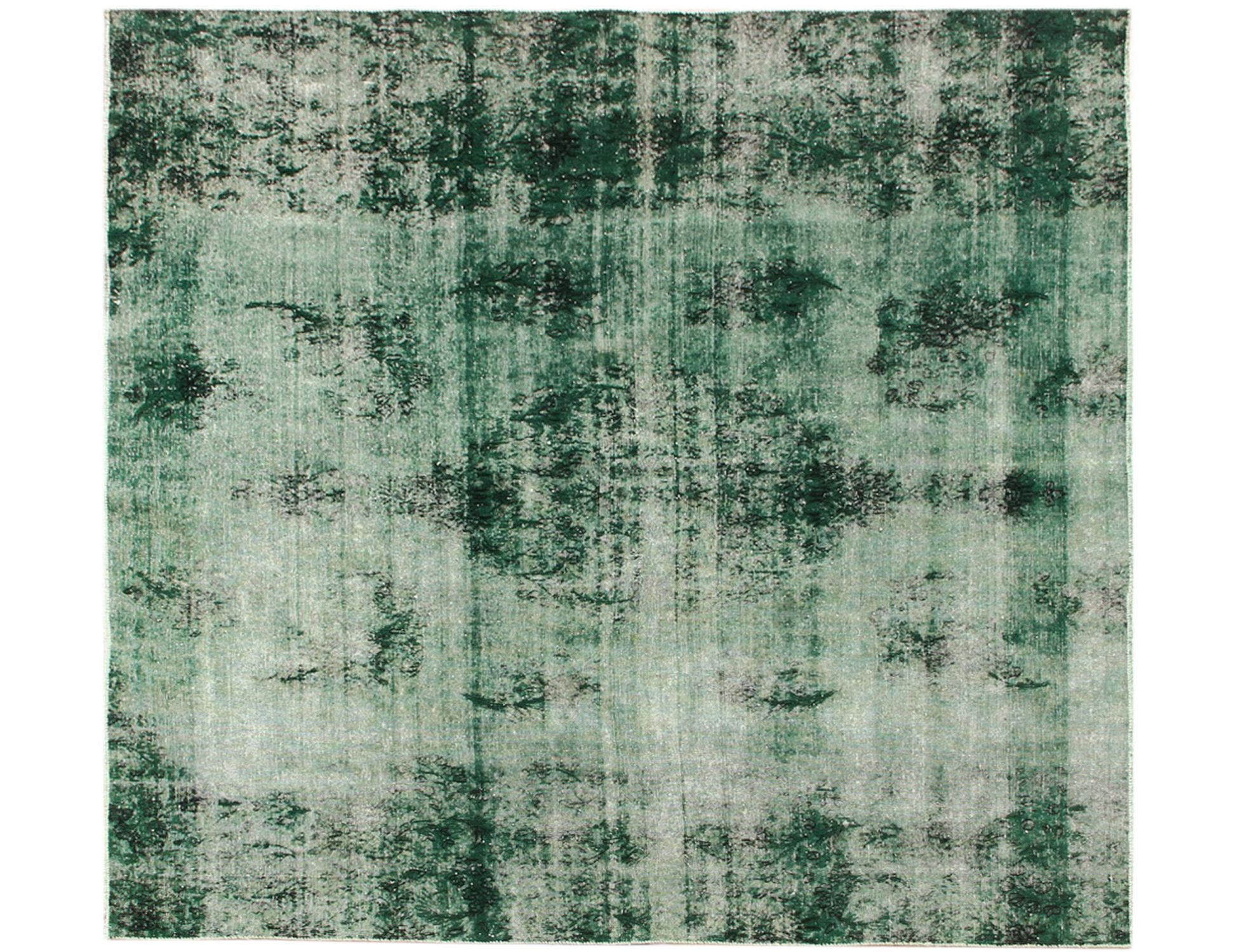 Tapis Persan vintage  vert <br/>235 x 250 cm