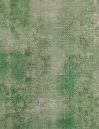 Groen Perzië Perzisch Vintage Tapijt 330 x 75 cm - view 3